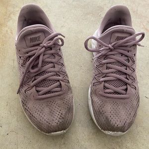 Purple pink Nike shoes